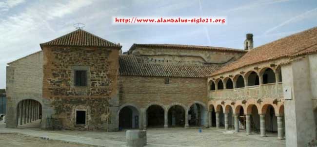 Vista panormica del patio del convento