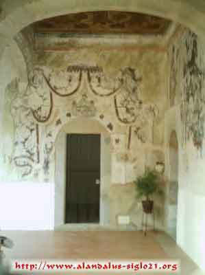 Pintura religiosa muy deteriorada
