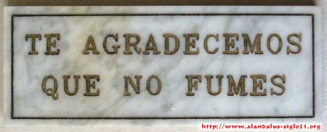 TE AGRADEMOS QUE NO FUMES